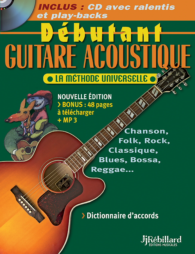 Débutant Guitare Acoustique - JJ Rébillard éditions