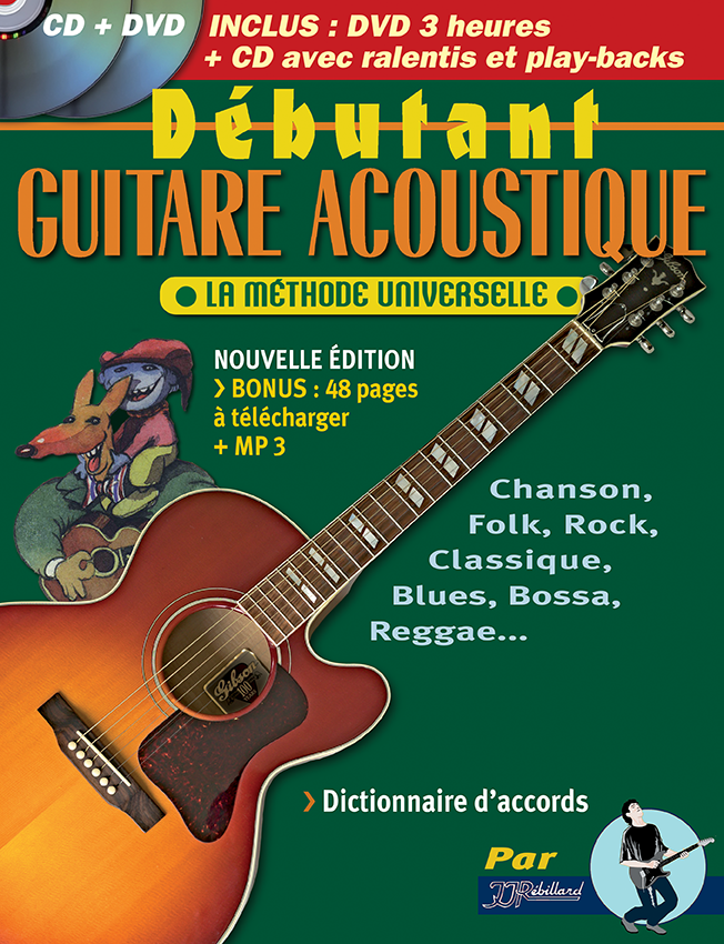 Je débute la guitare - méthode - version DVD - Partitions Guitare