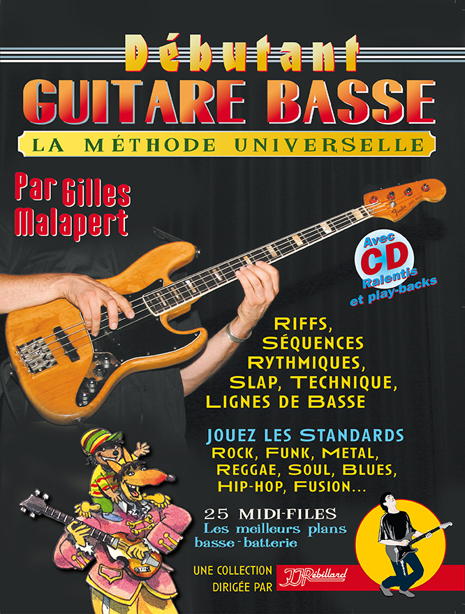 Rébillard : Débutant Guitare Electrique Tab (+ 1 CD) : Jj Rebillard:  : Livres